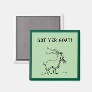 Schattige Tekenfilmgeit, Zwart-wit Boerderijdier Magneet