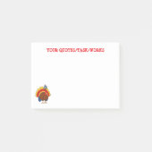 Schattige Tekenfilmkalkoen Post-it® Notes (Voorkant)