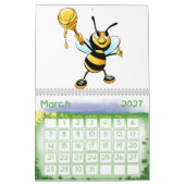 Schattige tekening Leuke dierlijke Kinder illustra Kalender (Mar 2027)