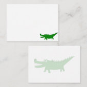 Schattige tekening van alligator Blanco Notitiekaartje (Voorkant / Achterkant)