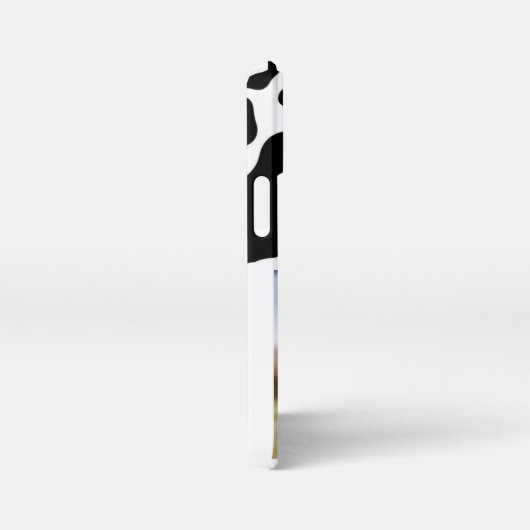 schattige telefoonbehuizing! cowprint-/schouderwet iPhone hoesje (Rechterkant)