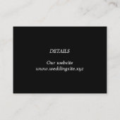 Schattige tennis thema bruiloft behuizing kaart sj (Achterkant)