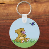 schattige tepel sleutelhanger (Voorkant)