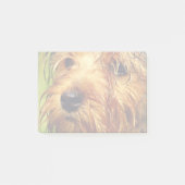 Schattige Terrier Dog met een nat gezicht Post-it® Notes (Voorkant)