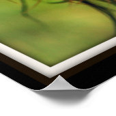 Schattige Terrier Dog met een nat gezicht Poster (Hoek)