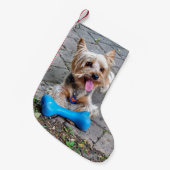 Schattige Terrier Kleine Kerstsok (Voorkant (Hangend))