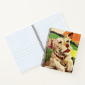 schattige Terriër Print Notitieboek (Binnen)