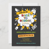 Schattige Terug naar School Familiefeest Kaart (Voorkant)