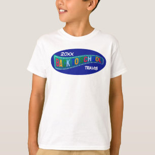 Schattige Terug naar school Gepersonaliseerd T-shirt