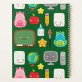 Schattige terug naar school Kawaii schoolbenodigdh Planner (Achterkant)