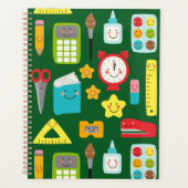 Schattige terug naar school Kawaii schoolspullen Planner (Voorkant)
