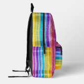 Schattige Terug naar School  Rainbow Waterverf Mei Bedrukte Rugzak (Links)