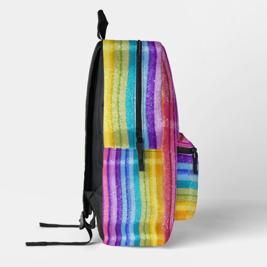 Schattige Terug naar School  Rainbow Waterverf Mei Bedrukte Rugzak (Links)