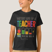 Schattige Terug naar School Teacher Gift, Onderwij T-shirt (Voorkant)