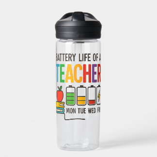 Schattige Terug naar School Teacher Gift, Onderwij Waterfles