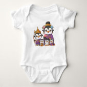 Schattige Thai Penguin Baby Bodysuit (Voorkant)
