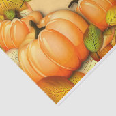 Schattige Thanksgiving Pompoen Tissuepapier (Detail)
