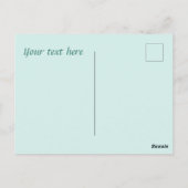 Schattige theehuis dank u gnoom briefkaart (Achterkant)