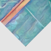 Schattige theepot thee party psychedelische kleure tissuepapier (Detail)