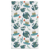 schattige theesfeestje betegeld klein cadeauzakje (Achterkant)