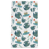 schattige theesfeestje betegeld klein cadeauzakje (Voorkant)