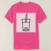 schattige theesticker t-shirt (Design voorkant)