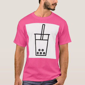 schattige theesticker t-shirt