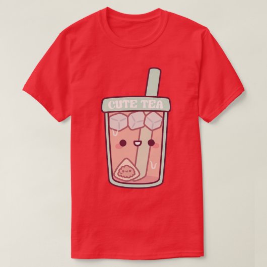 Schattige theezakje Ice Tea Cutie Pun T-shirt (Design voorkant)