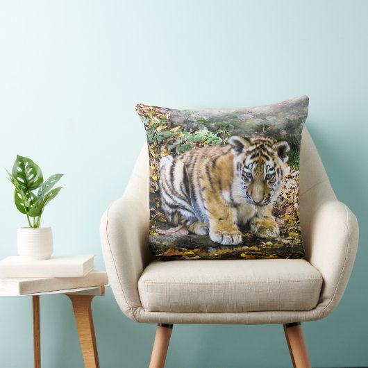 Schattige tierkuil kussen (Stoel)