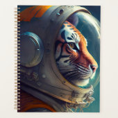 Schattige Tiger Astronaut Planner (Voorkant)
