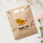 Schattige Tiger Kids Verjaardagsfeestje Bedankzakje (Gezegeld)