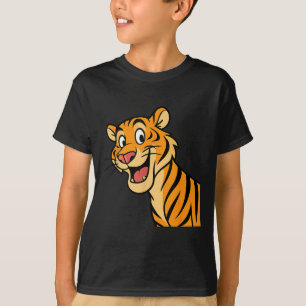 Schattige Tiger Wildcat Funny Wildlife Animal Oerw T-shirt