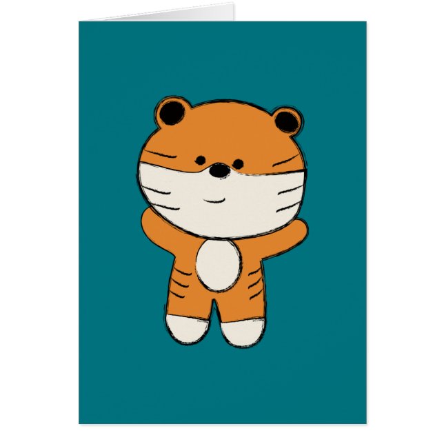 Schattige tijger (Voorkant)