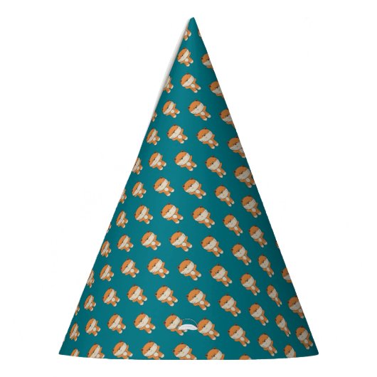 Schattige tijger feesthoedjes (Links)