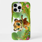 Schattige Tijger iPhone Hoesje (Achterkant)