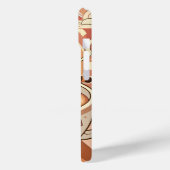 Schattige Tijger Koffie Boek Kunst Case-Mate iPhone Case (Achterkant / Links)