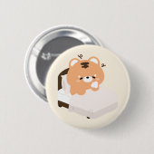 Schattige Tijger Ronde Button 5,7 Cm (Voorkant /achterkant)