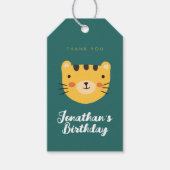 Schattige Tijger Verjaardag bedankt Geschenk Cadeaulabel (Voorkant)