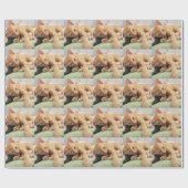 Schattige Tijgerstreep Kittens Cadeaupapier (Vlak)