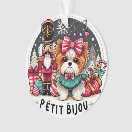 Schattige Tiny Dog Ornament (voorkant)
