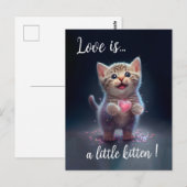 Schattige Tiny Kitten SweeLieverd Briefkaart (Voorkant / Achterkant)