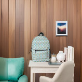 Schattige Tiny Rainbow Pattern op Blue Sky Bedrukte Rugzak