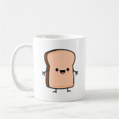Schattige toastbrood koffiemok (Links)