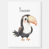 Schattige Toekan Vogel Dier Magneet (Voorkant)