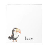 Schattige Toekan Vogel Dier Notitieblok (Voorkant)