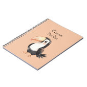 Schattige Toekan Vogel Dier Notitieboek (Linkerzijde)