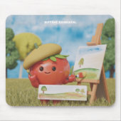 schattige tomaat muis pads muismat (Voorkant)