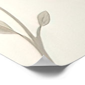 Schattige Tortelduifjes Forever Illustration Poster (Hoek)