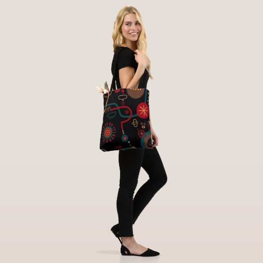 schattige totes tassen voor winkelen (Op model)