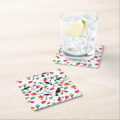 schattige toucan vogeltropische illustratie kartonnen onderzetters (Insitu)